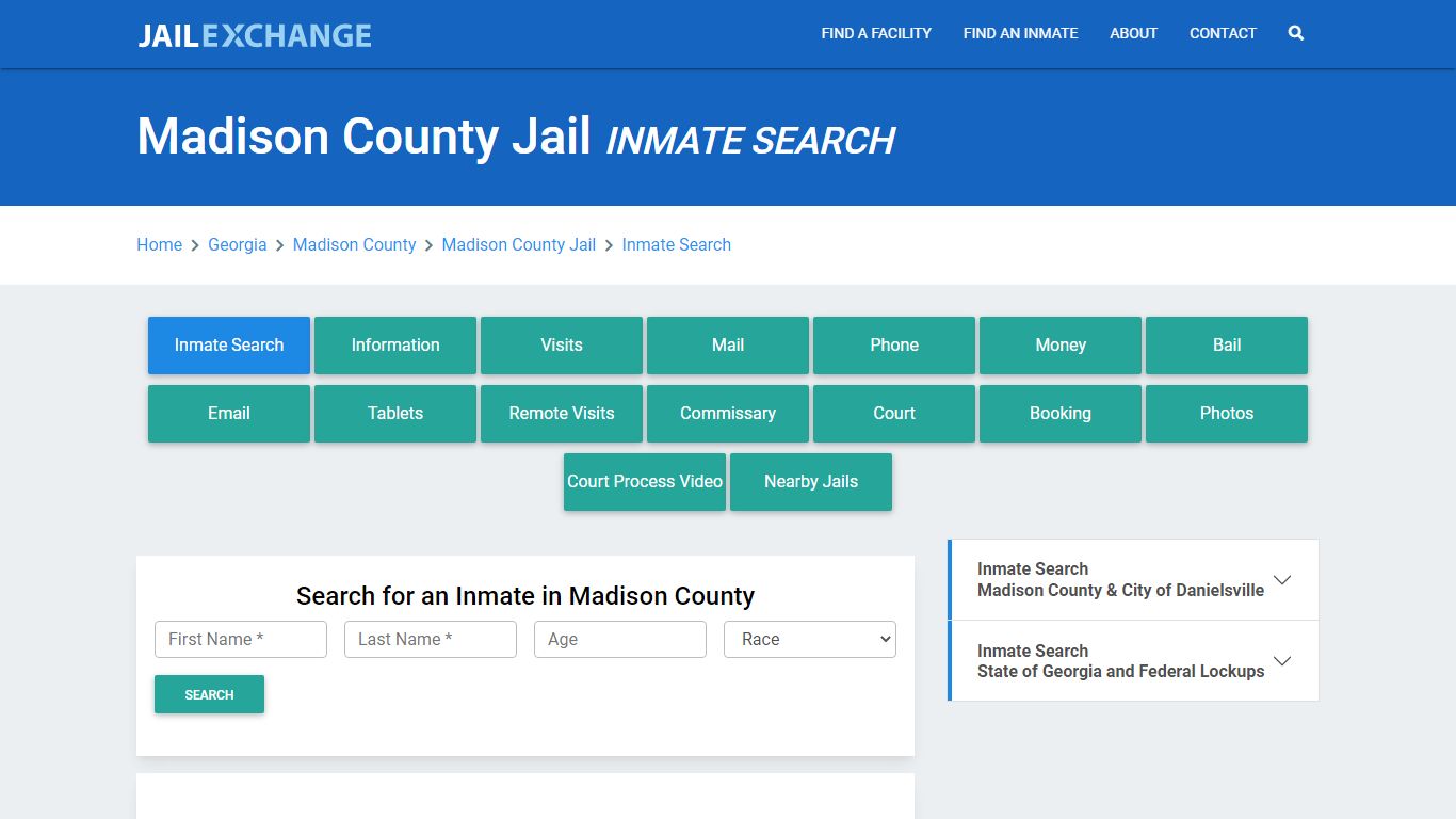 Madison County Jail, GA Inmate Search: Roster & Mugshots - Jail Exchange